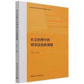 社会治理中的刑事法治新课题