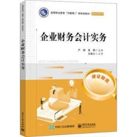 企业财务会计实务9787121429514 严瑾电子工业出版社