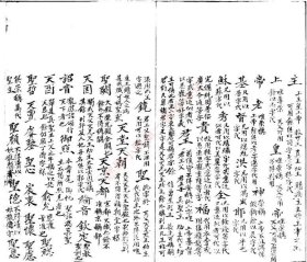 【提供资料信息服务】《太平天国钦定敬避字様一卷》
