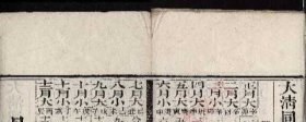 【提供资料信息服务】《大清同治十年歲次辛未時憲書不分卷》（清）欽天監輯