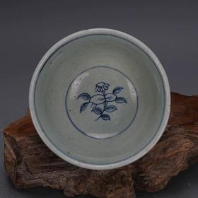 老瓷器，清晚期青花瓷碗