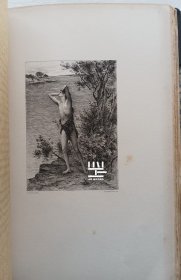 《达夫尼斯与克娄伊》1890年私人订制半皮装本希腊作家朗戈斯名著酸刻铜版画插图本