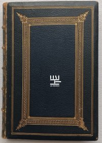 《古罗马叙事诗集》1881年私人订制豪华摩洛哥皮装本英国作家政治家Thomas Babington Macaulay诗集