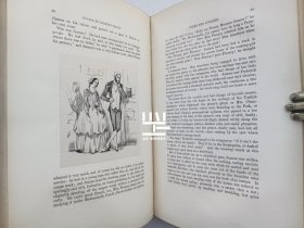 《滑稽剧集》1879年私人订制札尼斯朵夫小牛皮装本限量版编号本插图本萨克雷作品全集之一