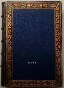 《亨利·朗费罗诗集》1867年私人定制豪华摩洛哥皮装本英国画家John Gilbert木版画插画本