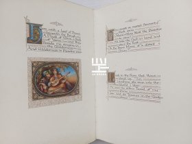 《鲁拜集》1910年孔雀版桑格斯基萨克利夫双签名本豪华犊皮装帧限量版插图本