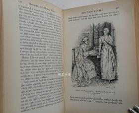 《马蒙代尔寓言集》1895年著名装帧师Cedric Chivers私人订制犊皮绘画Vellucent工艺装帧插图本