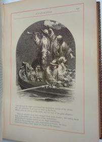 《亨利·朗费罗诗集》1867年私人定制豪华摩洛哥皮装本英国画家John Gilbert木版画插画本