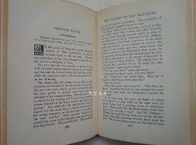 《丹·马修的召唤》1909年私人订制版皮装本插图本美国作家哈罗德·莱特小说