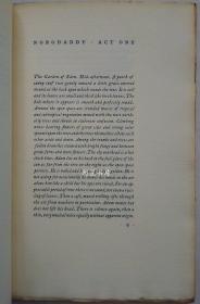《努波代地》1926年美国诗人麦克利什剧本私人出版社限量版手工纸毛边本