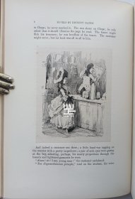 《滑稽剧集》1879年私人订制札尼斯朵夫小牛皮装本限量版编号本插图本萨克雷作品全集之一