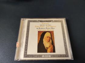 外国原版CD，霍格伍德（Hogwood）指挥古代艺术团演奏，佩尔戈莱西《圣母悼歌》与《祝福圣母》。音乐圣经推荐版本，1989年琴鸟西德压片，满银圈PDO，01首版，OH品质，编号625 692-2.