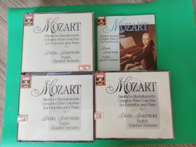 外版CD大全套，《莫扎特钢琴协奏曲全集》3盒10CD，《企鹅》评价三星，莫扎特共有27首钢琴协奏曲。巴伦勃伊姆演奏版，英国室内乐团协奏，EMI1989年出品，这套唱片中未收录第七号与第十号，另增录了《D大调回旋曲》K382。德国进口外版CD。