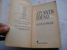 CLIVE CUSSLER ATLANTIS FOUND（32开平装一本，外文原版正版老书。详见书影）放在地下室医学类第2书架上至下第一排