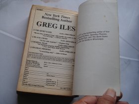 GREG ILES 24 HOURS（32开平装一本，外文原版正版老书。详见书影）放在地下室医学类第2书架上至下第一排