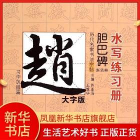 赵孟頫.胆巴碑 习字巩固篇历代名家书法字帖水写练习册大字版 毛笔书法水写布水写字帖 名家楷书练字临摹 赵体字体练习 楷体字贴