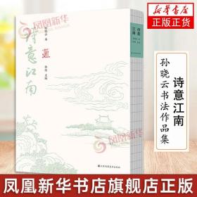 诗意江南 孙晓云 中国书协主席孙晓云书法作品集江苏美术出版甄选江南民谣散曲古诗词赋游记挥墨书写草书字帖临摹毛笔临本字