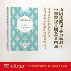 文明及其内涵(文明与世界译丛)(精装)       【美】布鲁斯·马兹利什           商务印书馆