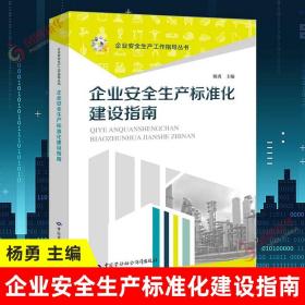 企业安全生产标准化建设指南 杨勇 主编 企业安全生产工作指导丛书 企业管理书籍 正版书籍