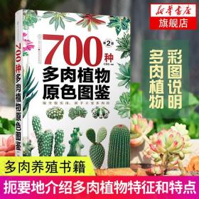 700种多肉植物原色图鉴 王意成 多肉养殖书籍多肉书籍大全多肉品种大全技术多肉植物书籍养多肉的书多肉大全盆景入门书籍 【正版】