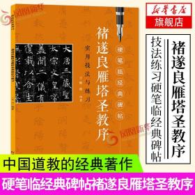 褚遂良雁塔圣教序实用技法与练习 硬笔临经典碑帖 钢笔硬笔楷书书法练字帖成人学生初学者基础入门硬笔书法临摹字帖书法钢笔字帖书