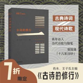 古诗的修行 肖水 王子瓜 现代诗歌 散文随笔