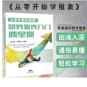 从零开始学报表：财务报表入门两星期 财务报表入门财务报表基本知识财务报表分析税务书籍财务报表分析零基础学会会计入门