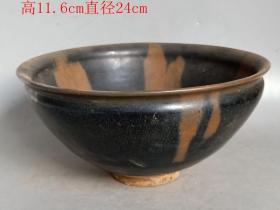 宋代黑釉建窑 瓷 碗