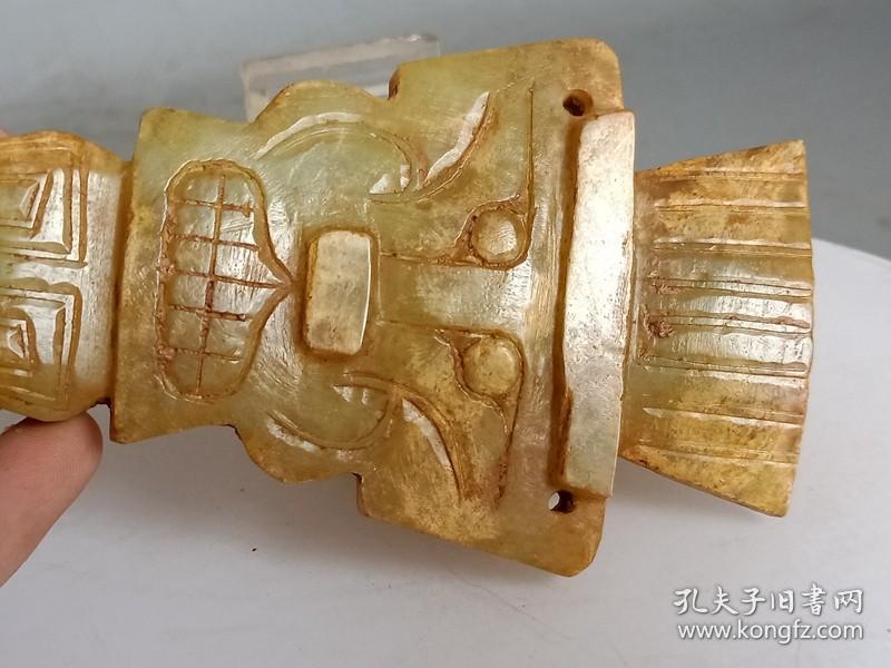战汉和 田玉手把件