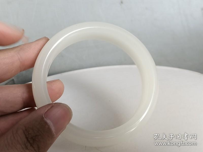 清代 白 玉 手镯