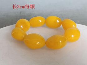 清 代老 蜜蜡手串