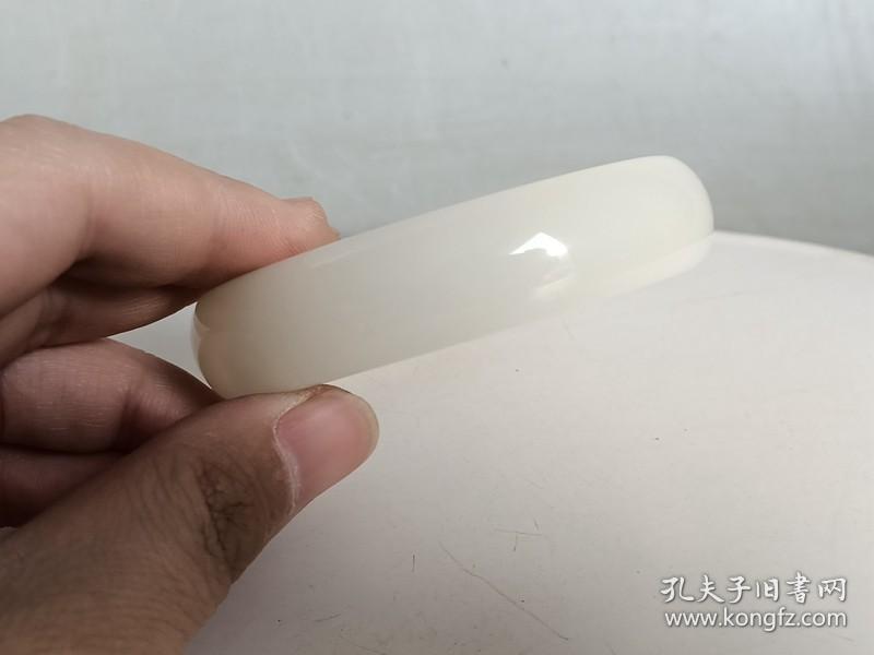 清代 白 玉 手镯