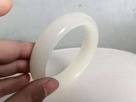 清代 白 玉 手镯