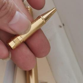 金皇冠金笔（24K离子蒸金），含2个笔头【没有打火机】