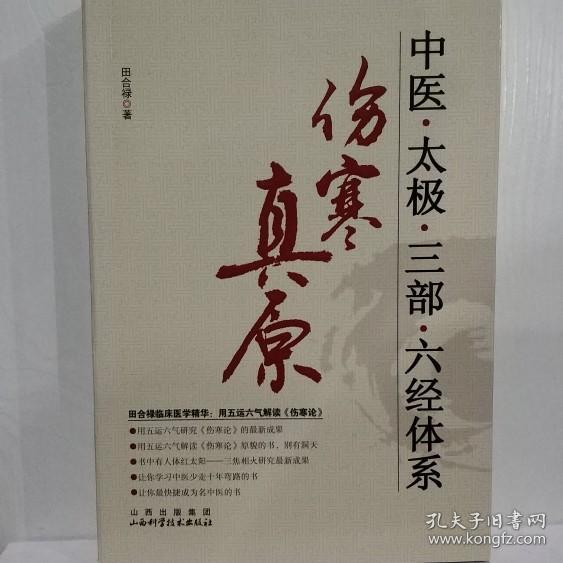 【正版保证】伤寒真原 中医太极三部六经体系 田合禄主编9787537735261