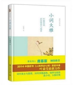 【正版保证】套装优惠 小词大雅——叶嘉莹说词的修养与境界/迦陵讲演集 北大出版社 另荐乐舞敦煌 汝匣遗珍