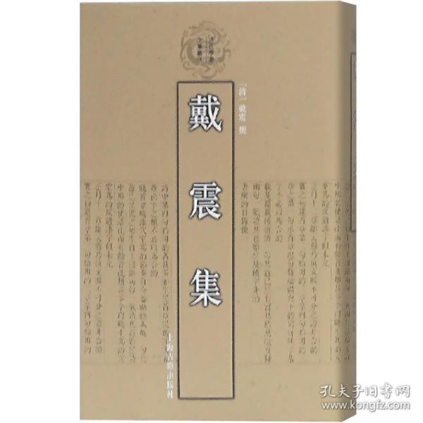 戴震集：清代学者文集丛刊