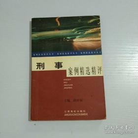 刑事案例精选精评——案例精选精评丛书