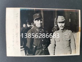 民国 日军在上海南市 老照片《端山队长 在上海法国租界》一张55-31！尺寸：长16.5厘米×宽10.8厘米