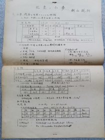 1938年10月3日 日本人调查中国的农业文献 朝山说朗著《华北的小麦》 8开本油印本一册全！种植、销售等