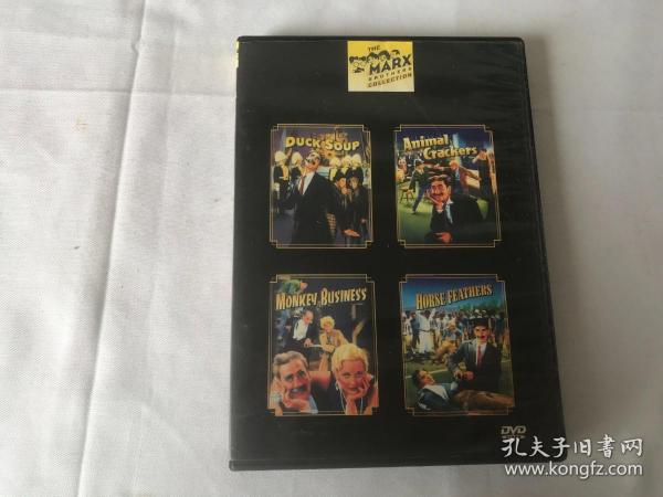 鸭羹 Duck Soup 动物饼干 Animal Crackers 恶作剧 Monkey Business 趾高气扬 Horse Feathers the  全2张DVD