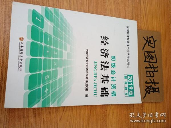 初级会计职称考试教材2019会计初级职称2019教材专业技术资格考试用书新版：经济法基础