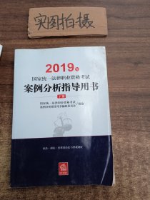 司法考试2019 2019年国家统一法律职业资格考试案例分析指导用书（全2册）