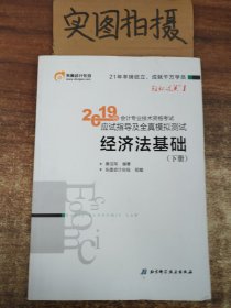 会计专业技术资格考试应试指导及全真模拟测试 经济法基础 2019(2册) 