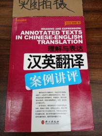 名师讲翻译系列·理解与表达：汉英翻译案例讲评