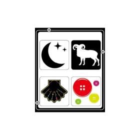 海润阳光·宝宝视觉激发升级版·黑白卡·彩色卡（套装共4盒）