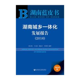 湖南城乡一体化发展报告（2016）