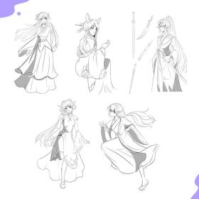 少女漫画研习社美少女漫画创作技法古风人物卷