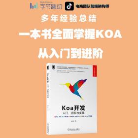 Koa开发：入门进阶与实战