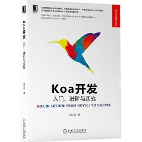 Koa开发：入门进阶与实战